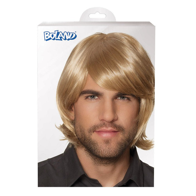 Blonde Pruik Spike van Boland koop je bij Partywinkel