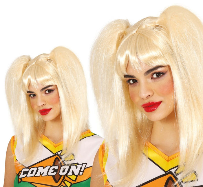Blonde Pruik Staarten - Partywinkel - 8434077481271