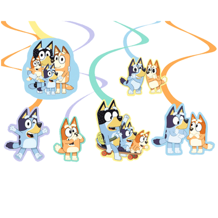 Bluey Hangdecoratie 6st van Riethmueller koop je bij Partywinkel