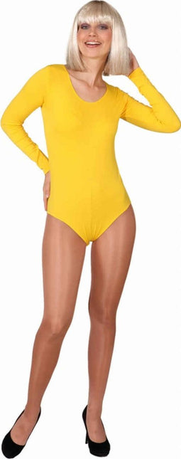 Bodysuit Geel Dames van Orlob koop je bij Partywinkel