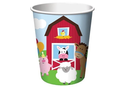 Boerderij Bekers Farmhouse 266ml 8st van Creative Converting koop je bij Partywinkel