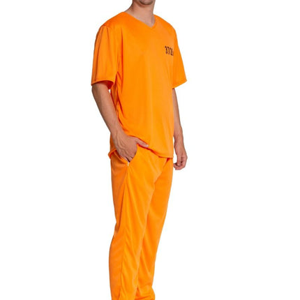 Boevenpak Oranje 2 delig van Partychimp koop je bij Partywinkel