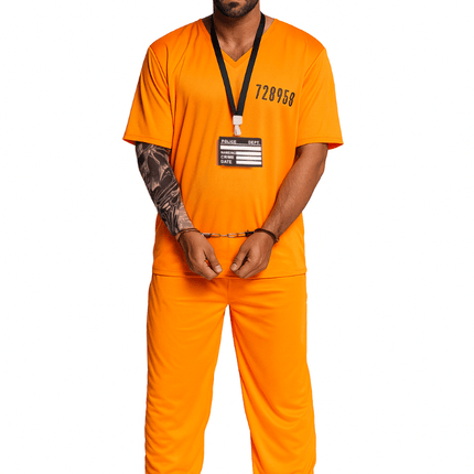 Boevenpak Oranje 5 delig van PartyXclusive koop je bij Partywinkel