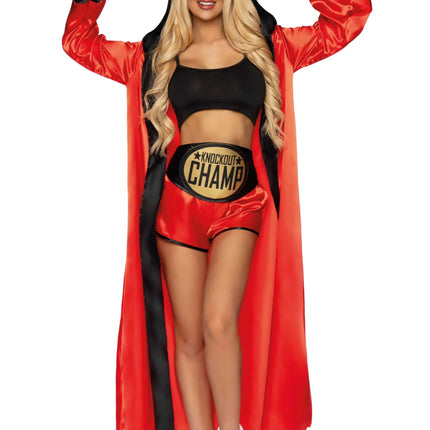 Bokser Kostuum Dames Leg Avenue - Partywinkel - 714718550169