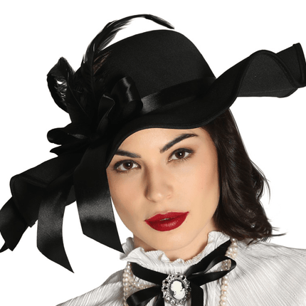 Bolhoed Jaren 20 Veren Dames van Fiestas Guirca koop je bij Partywinkel