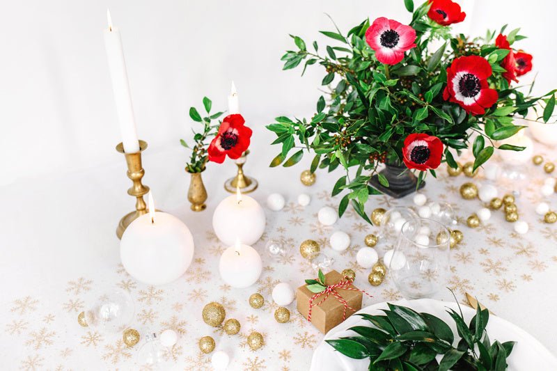 Bolkaarsen Wit 8cm 6st van Partydeco koop je bij Partywinkel