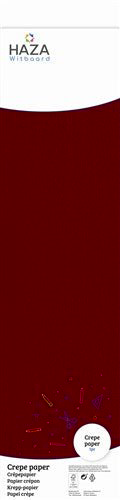 Czerwony papier krepowy Bordeaux 2,5 m