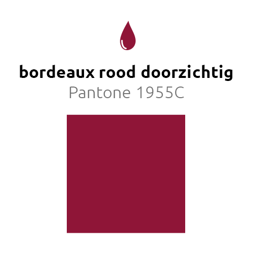 Bordeaux Rode Reuze Ballon Doorzichtig 60cm van Balloonia koop je bij Partywinkel