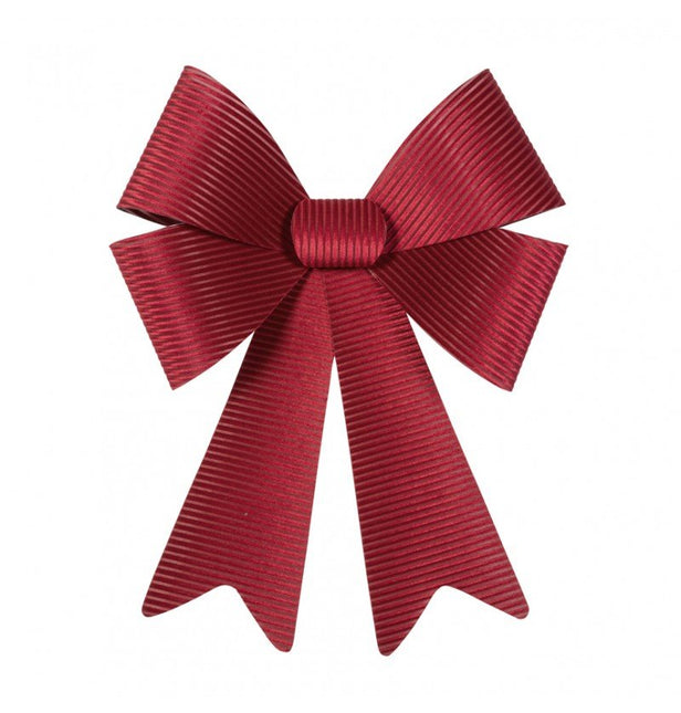 Bordeaux Rode Strik Fluweel 66cm van CHAKS koop je bij Partywinkel