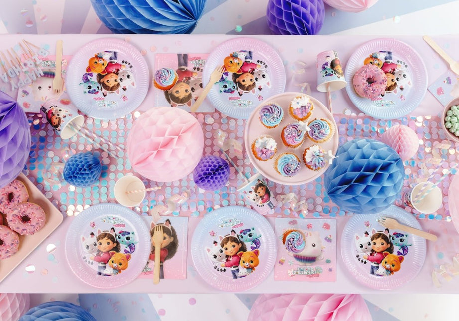 Borden Gabby's Dollhouse 23cm papier van Partydeco koop je bij Partywinkel