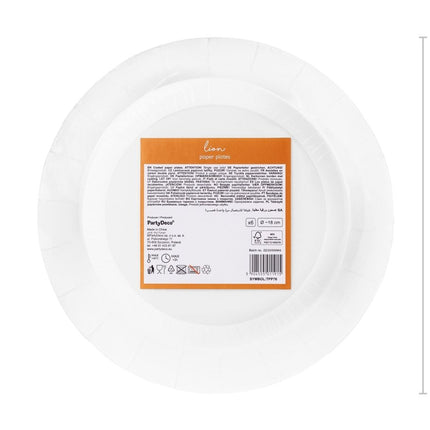 Borden Leeuw 18cm 6st van Partydeco koop je bij Partywinkel