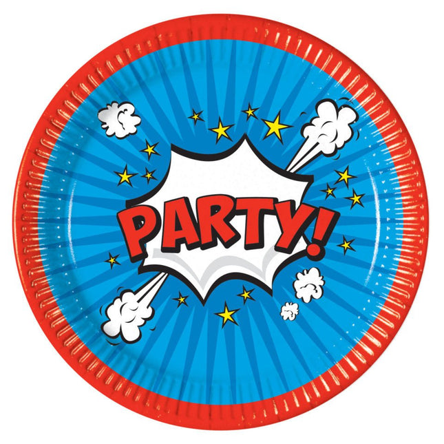 Borden Party 23cm 8st van Procos koop je bij Partywinkel