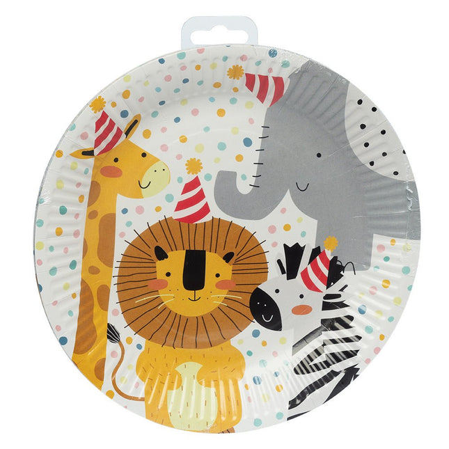 Borden Safari 23cm 8st van Boland koop je bij Partywinkel