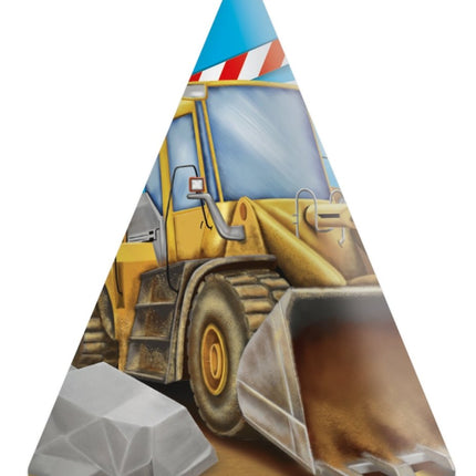 Bouw Feesthoedjes 6st van Procos koop je bij Partywinkel