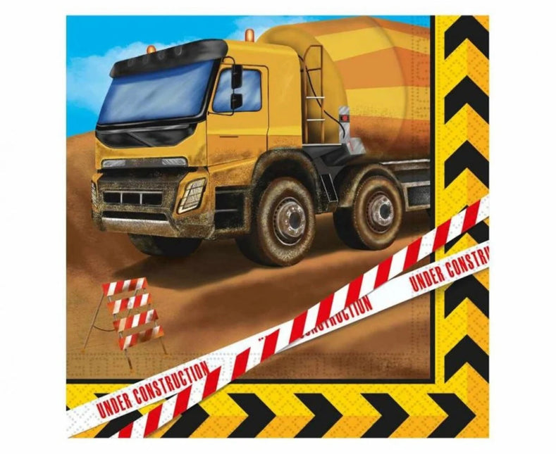 Bouw Servetten 2 Laags 33cm 20st van Procos koop je bij Partywinkel