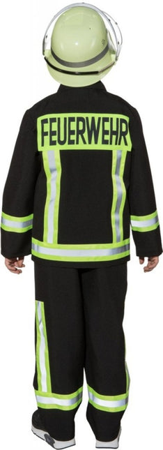 Brandweerman Kostuum – Zwart van Orlob koop je bij Partywinkel