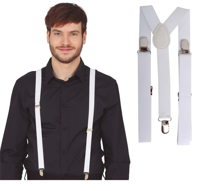 Bretels Wit van Fiestas Guirca koop je bij Partywinkel