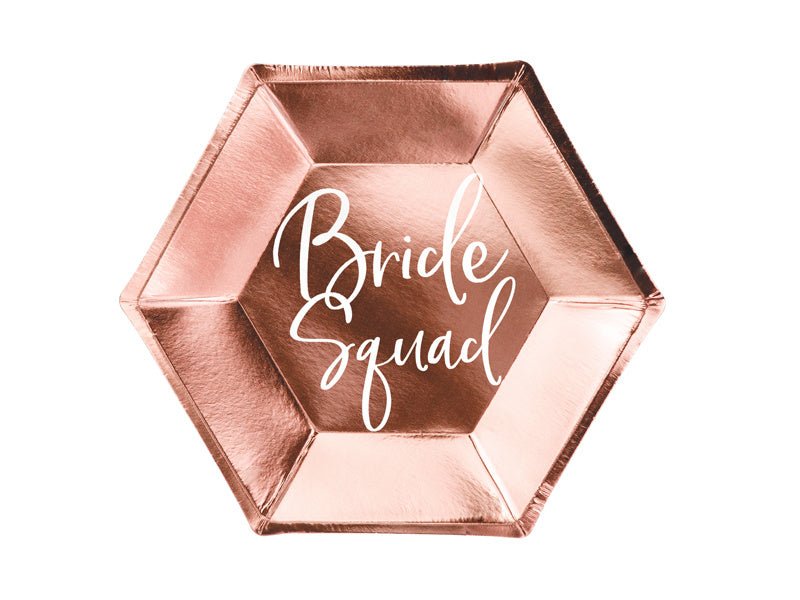 Bride Squad Borden 23cm 6st van Partydeco koop je bij Partywinkel