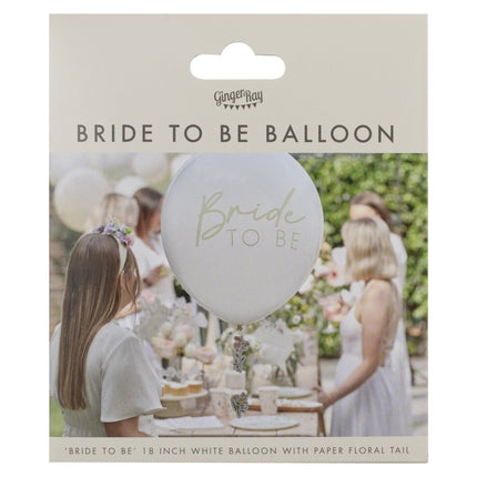 Bride To Be Ballon 45cm van Ginger Ray koop je bij Partywinkel