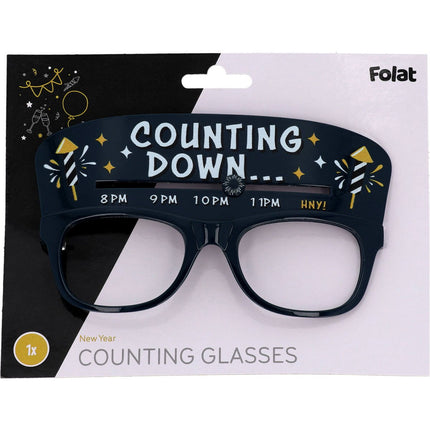 Bril - Aftellen Oud en Nieuw van Folat koop je bij Partywinkel