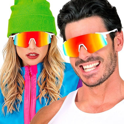 BRIL SPIEGELLENS REGENBOOG van Widmann koop je bij Partywinkel