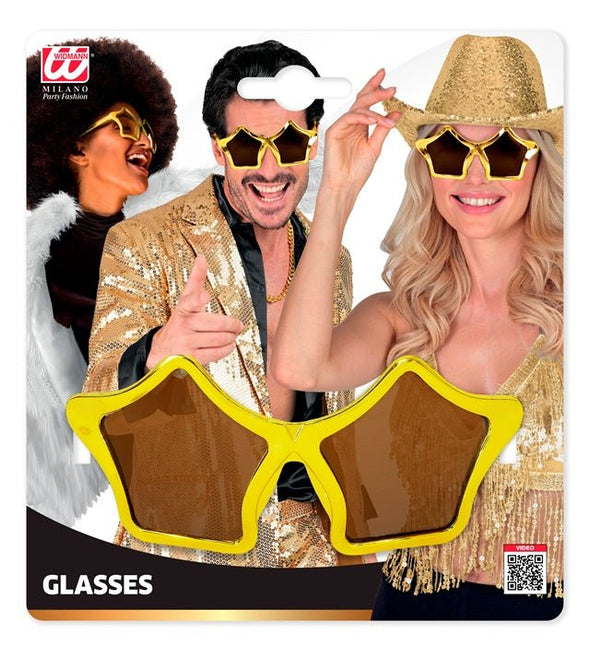 BRIL STERREN GOUD van Widmann koop je bij Partywinkel