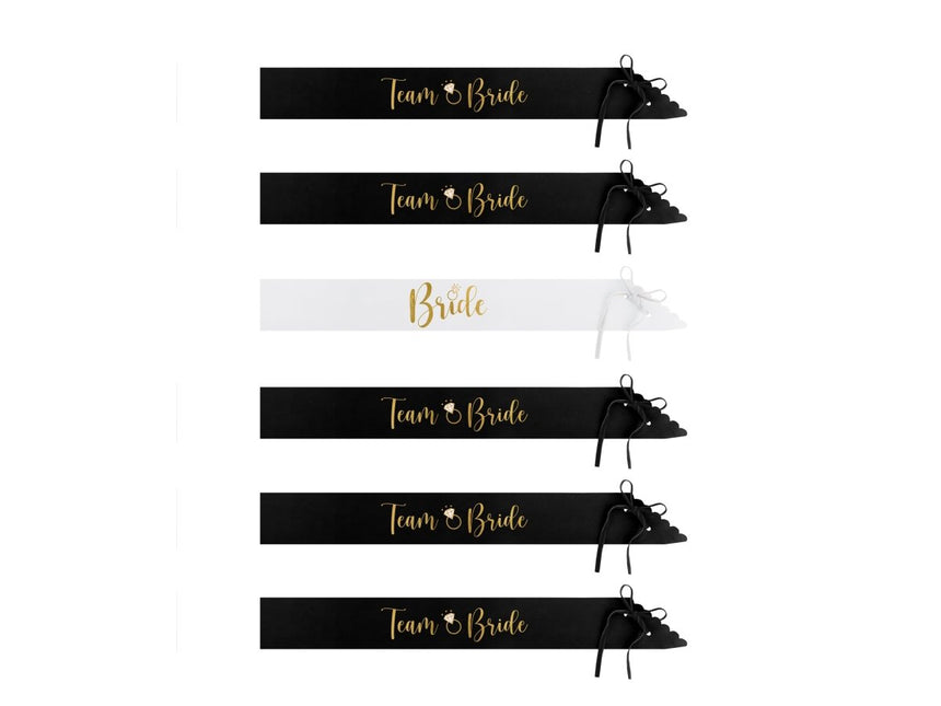 Bruiloft Accessoireset Zwart Wit van Partydeco koop je bij Partywinkel