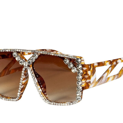 Bruine Bril Strass van Wilbers & Wilbers koop je bij Partywinkel