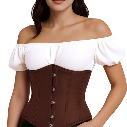 Bruine Corset Dames Piraat van Fiestas Guirca koop je bij Partywinkel