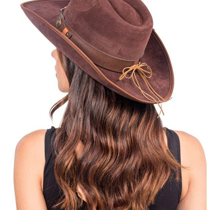 Bruine Cowboyhoed met Stierenkop One Size van CHAKS koop je bij Partywinkel