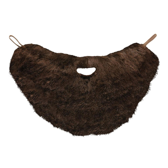 Bruine Nep Baard Met Snor van Widmann koop je bij Partywinkel