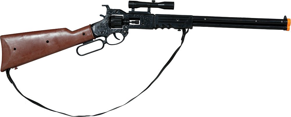 Bruine Nep Wapenset Met Richtkijker 64cm - Partywinkel - 8434077166024