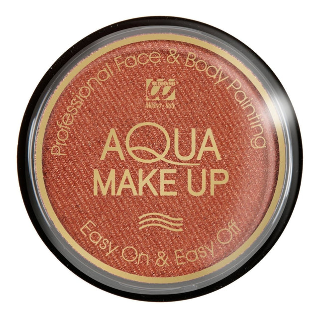 Bruine Schmink Metallic 15gr van Widmann koop je bij Partywinkel