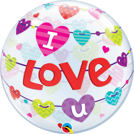 I Love You Helium Ballon Leeg 56cm van Folat koop je bij Partywinkel