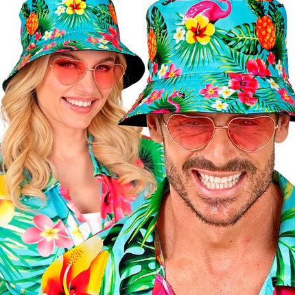 Bucket Hat Zomer Party Blauw van Widmann koop je bij Partywinkel