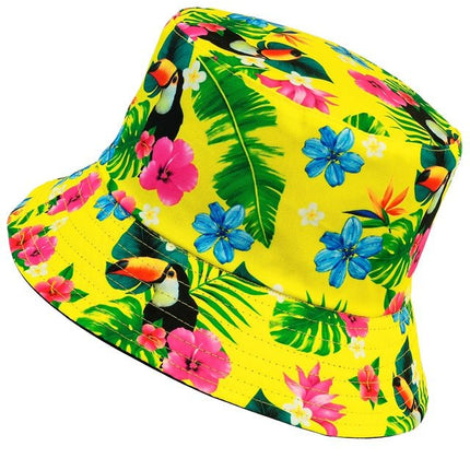 Bucket Hat Zomer Party Geel van Widmann koop je bij Partywinkel