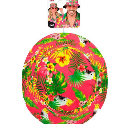 Bucket Hat Zomer Party Roze van Widmann koop je bij Partywinkel