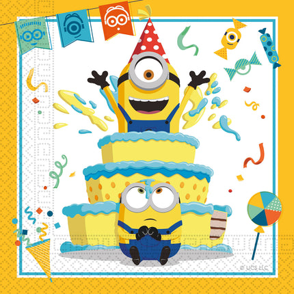 Serwetki Minionki 33cm 20szt