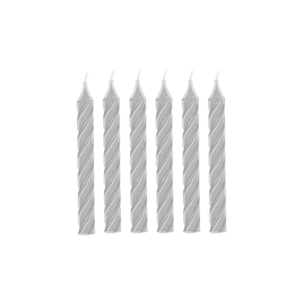 Świece srebrne 12,5 cm