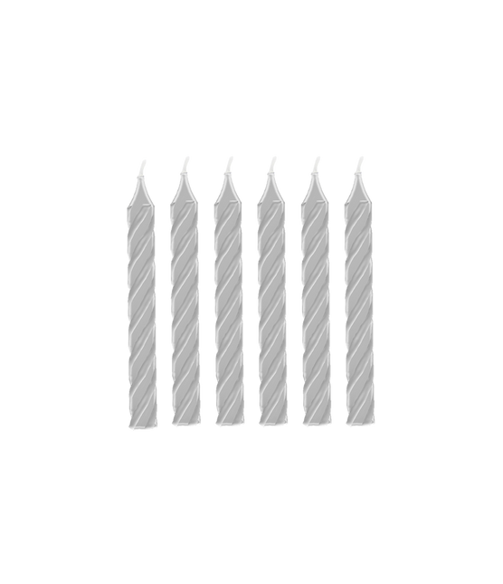 Świece srebrne 12,5 cm