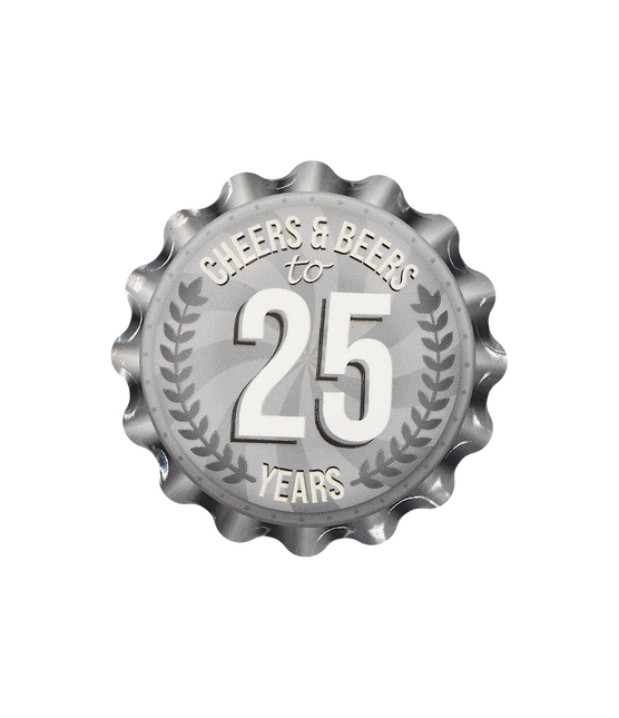 25 Years Coasters 11cm