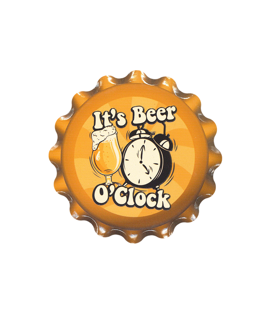 Pomarańczowe podstawki Bear O'Clock 11cm