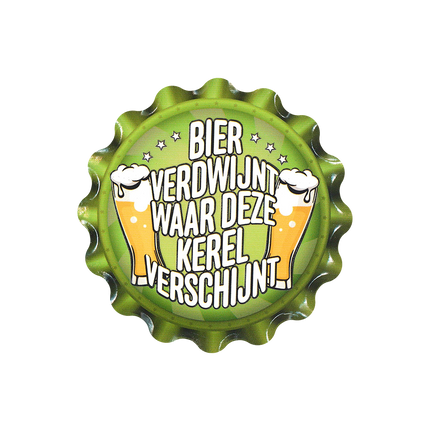 Zielona podkładka Beer Disappears 11cm