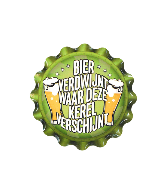 Zielona podkładka Beer Disappears 11cm