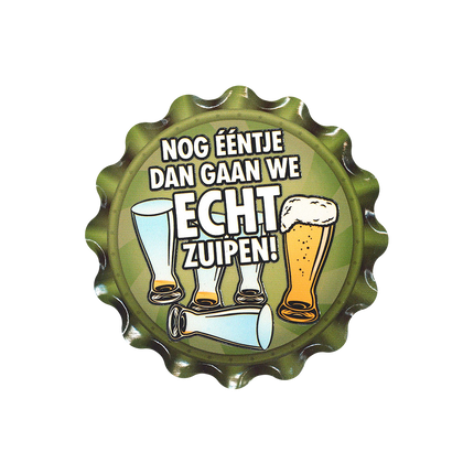 Zielone podstawki Real Booze 11 cm