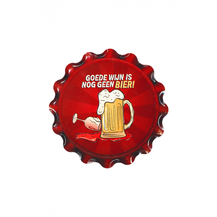 Czerwone podstawki pod dobre wino 11 cm