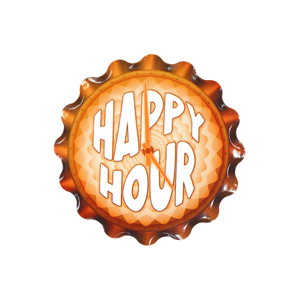 Pomarańczowe podstawki Happy Hour 11 cm