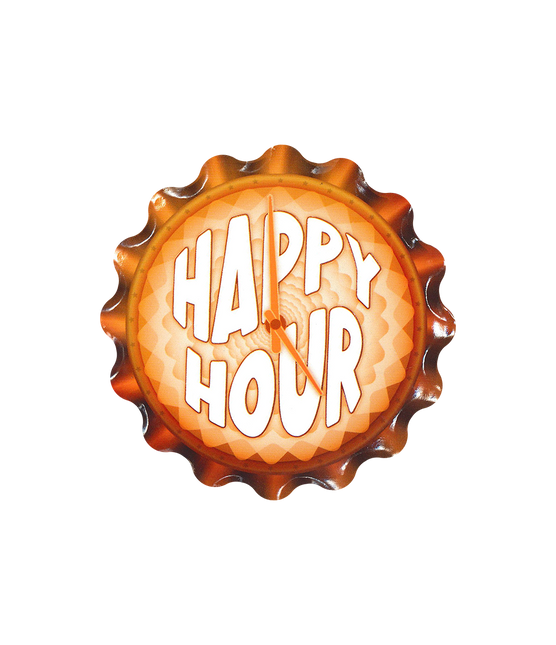Pomarańczowe podstawki Happy Hour 11 cm