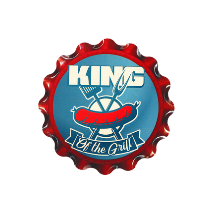 Niebieskie podstawki King Of The Grill 11 cm