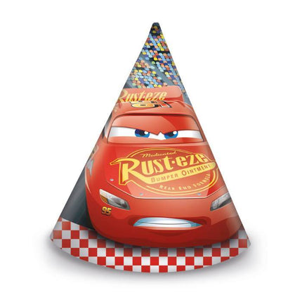 Cars 3 Feesthoedjes 6st van Procos koop je bij Partywinkel